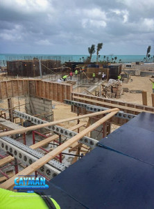 Work continues on this luxurious custom home being built in West Bay, Grand Cayman. Cayman Structural Group is the structural contractor for this project.