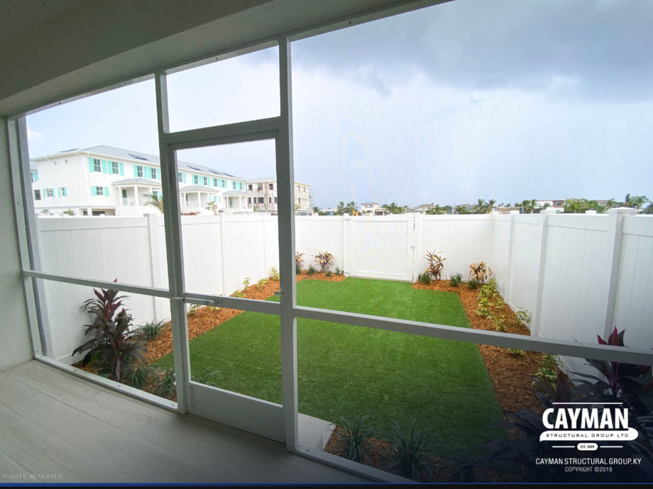 Periwinkle Garden Townhomes Fenced Yard